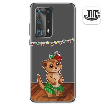 Capa Tumundosmartphone de Gel Transparente para Huawei P40 Pro design Desenhos Meerkat - 1