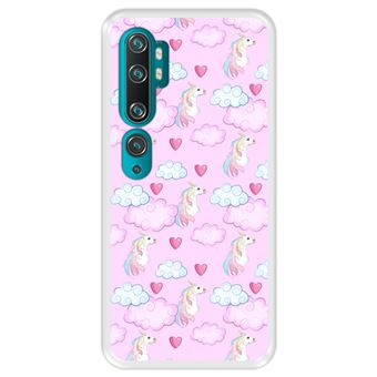 Capa Tpu Hapdey para Xiaomi Mi Note 10 - Note 10 Pro - Cc9 Pro | Design Sonhando com Unicórnios - Transparente