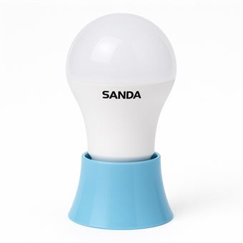Luz LED com Bateria Recarregável e Suporte SANDA SD-5727 | Azul - 1