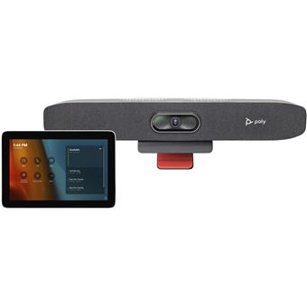 Sistema de Videoconferência POLY Studio Small Room Kit for MS Teams: Studio R30 USB Video Bar with GC8 (ABB) | Preto - 1