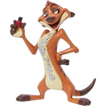 Figura Enesco DISNEY TRADITIONS Timon Mini Rei Leão Disney Decorativa | 8,5 cm - 1