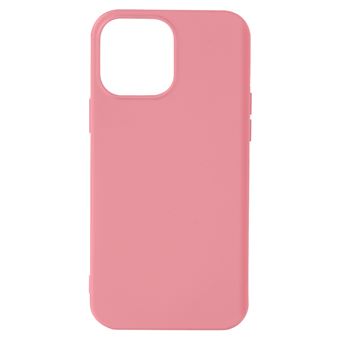Capa de Silicone Semi-rígido Soft Touch Avizar para iPhone 13 Pro Max - Rosa - 1