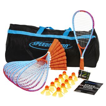 Raquete de Badminton Speedminton 400129 | Azul, Laranja, Rosa - 1