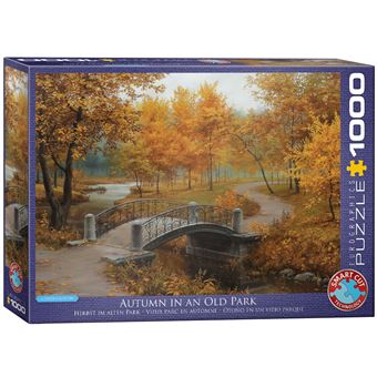 Puzzle Eurographics Outono | Autumn in an Old Park PUZ | 1000 Peças - 1