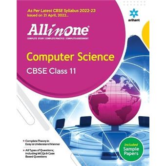 Cbse All In One Computer Science Class 11 202223 Edition As Per Latest Cbse Syllabus Issued On 21 April 2022 - 1
