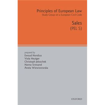 Principles Of European Lawsales Contract - 1