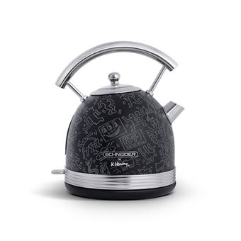 Chaleira elétrica SCHNEIDER SCKE17KFAB | 1.7L | 2200W | Vintage Collection Keith Haring | Preto Fashionista - 1