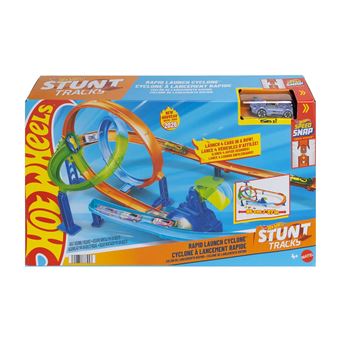 Hot Wheels Stunt Tracks Pista Ciclone de Lancamento Rapido Mattel - 1