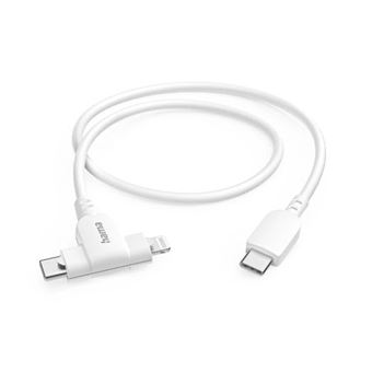 Cabo Usb Hama 00201722 | Branco - 1