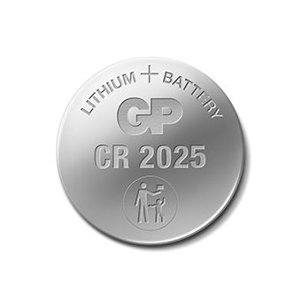 Pilha GP Batteries Lithium CR2025 | Cromado - 1