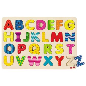 Brinquedo educativo Goki Alphabet puzzle - 1