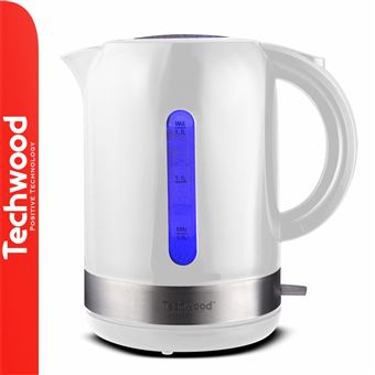 Fervedor de Água Elétrico TECHWOOD | 2200 W | 1.7 L - Branco - 1