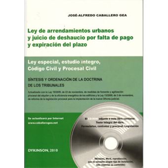 Ley De Arrendamientos Urbanos Yjuicio Cdrom De Desahucio Por Falta De Pago - 1