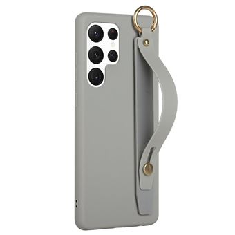 Capa magunivers e TPU flexível com suporte de pulso cinza para Samsung Galaxy S22 Ultra 5G - 1