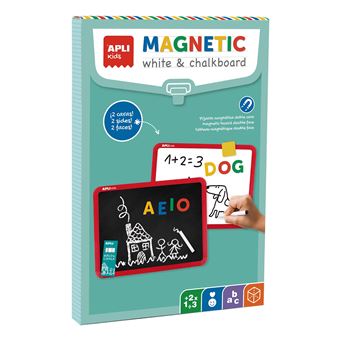 Quadro Magnético APLI Kids Double face | Branco - 1