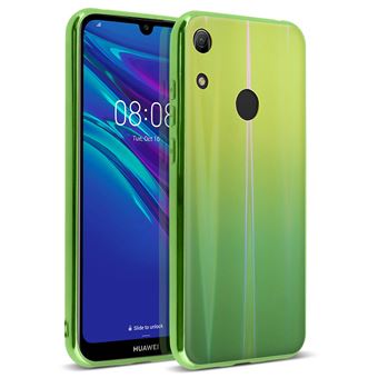 Capa Holograma Avizar para Huawei Y6 2019 Coleção Aurora Verde
