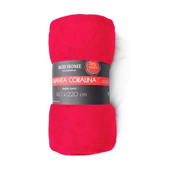 Manta de flanela BOD HOME | vermelho | 160x220cm - 1
