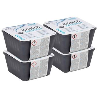 Absorventes de humidade com sacos de recarga vidaXL | 4 unidades | 450 g - 1
