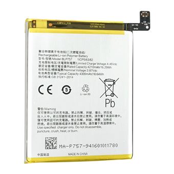 Bateria Interna Clappio para Realme 6, 6i e 6 Pro | 4300 mAh | Substitui BLP757 - 1