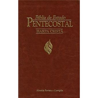 Biblia De Estudo Pentecostal-Media Harpa - (Vinho) - 1