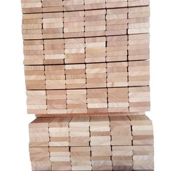 Ripas de Madeira Tropical Maderterraneo | Escovada | 35x110x1800 mm | 20 Unidades - 1