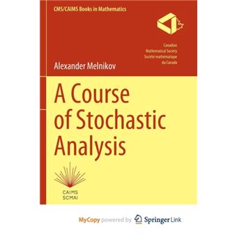 A Course Of Stochastic Analysis - 1