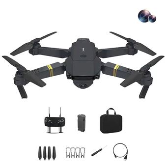 Mini Drone Profissional LKC E58 | Câmara Full HD 1080 | Câmara Dupla | 1 Bateria - Preto - 1