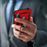 Capa Protetora Avizar para Huawei Y7 2019 Com Suporte em Anel Magnético Vermelho_2