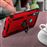 Capa Protetora Avizar para Huawei Y7 2019 Com Suporte em Anel Magnético Vermelho_3