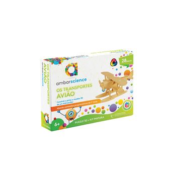 Avião Ambar - Puzzle 3D - 1