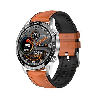 Smartwatch HSMY Watch I9 | Bracelete de Couro | Castanho - 1