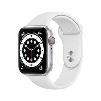Smartwatch Apple Watch Series 6 | 44 mm | Prateado, Branco - 1