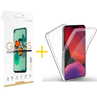 Conjunto Skyhe 1 X Película de Vidro +  Capa para iPhone 13 Dupla 360º Transparente Clear - 1