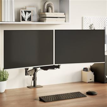 Braço para monitor duplo vidaXL | ecrã de 27" máximo mola a gás 20 kg - 1