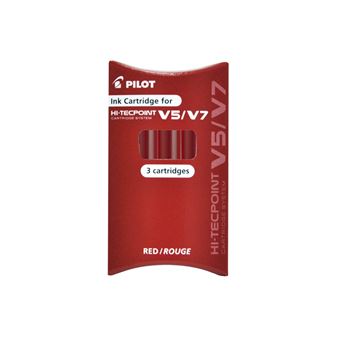 Recarga para Canetas Pilot V5/V7 | Vermelho - 1