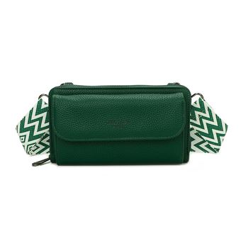 Bolsa de Mão Gallantry em Couro | Verde escuro - 1