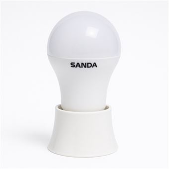 Luz LED com Bateria Recarregável e Suporte SANDA SD-5727 | Branco - 1