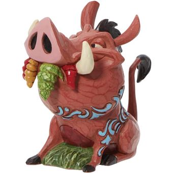 Figura Enesco DISNEY TRADITIONS Pumba Rei Leão Disney Decorativa | 8,5 cm - 1