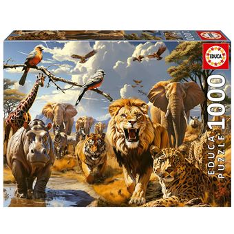 Puzzle Educa 19920 Animais Selvagens | 1000 Peças - 1