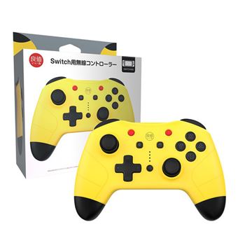 Gamepad Wireless IINE L167 para Nintendo Switch/Lite Pro | Bluetooth | Type-C | NFC - Amarelo - 1