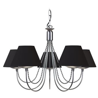 Candeeiro de Teto Tosel Leicester | 62 cm | 5 Luzes - Alumínio - 1