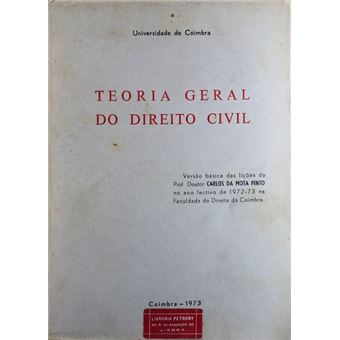 Teoria geral do direito civil. - 1