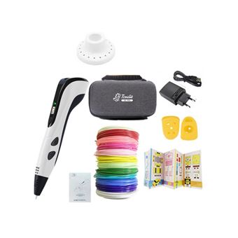 Caneta 3D Timook com Acessórios | 50 m PLA - Branco - 1