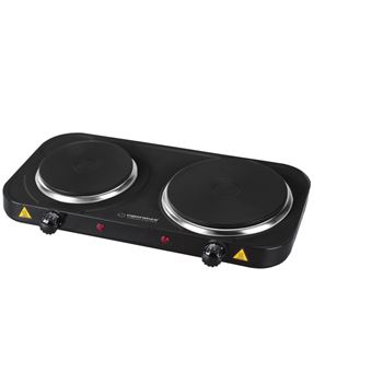 Placa Portátil Esperanza EKH007K | 2500 W | 2 Zonas | Preto - 1