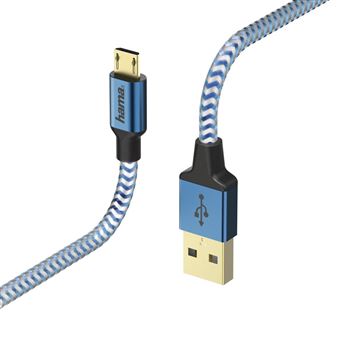 Hama 00178289 cabo USB 1,5 m 2.0 USB A Micro-USB B Azul - 1