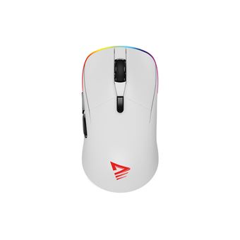 Rato Gaming Wireless Savio RIFT WHITE gaming mouse RGB Dual Mode | 10000 DPI | Branco - 1
