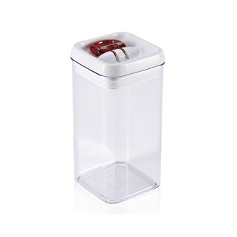 Caixa de armazenamento de comida LEIFHEIT 31210  Retangular 1,2 l Vermelho, Transparente, Branco 1 peça(s) - 1