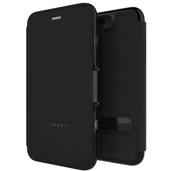 Capa Tipo Carteira GEAR4 D3O Oxford Preto para iPhone 7 Plus
