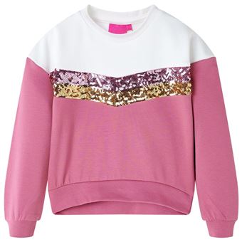 Sweatshirt para criança | vidaXL | framboesa 104 | 3 a 4 anos - 1