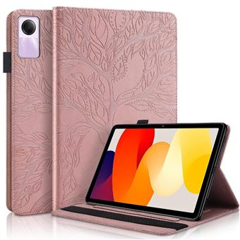 Capa ZURSANA para Tablet Xiaomi Redmi Pad SE | Porta Canetas | Suporte Ajustável e Proteção Anti - choque - Rosa Ouro - 1